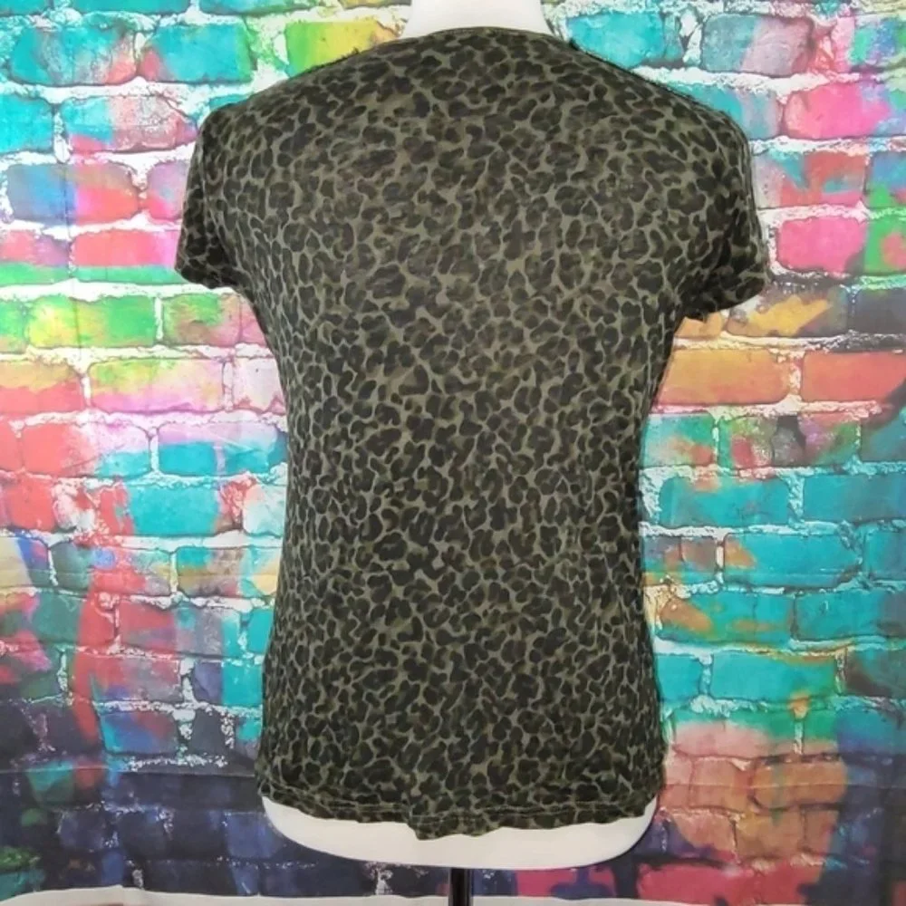𝅺I jeans by Buffalo Animal print with lace & beads - Picture 2 of 5